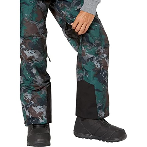 NWT!! Obermeyer Men’s Insulated Waterproof Camo Ski Bib Pants Size Small - Picture 8 of 16